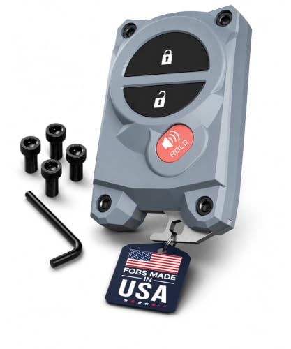 Image of for Toyota Key Fob Cover with Built-in Bottle Opener - Rugged Protective Shell for Tundra (2007-2017) & Tacoma (2005-2015) - Enhanced Grip & Durability - Key Fob Replacement Shell - Custom Colors