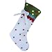 Wewill Santa Stockings Lovely Christmas Stockings Merry Christmas 17-Inch (Beige)