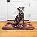 KJIZMO Ethnic Elephant Dog Bed Mat, Soft Comfortable Warm Crate Pad with Anti-Slip Bottom, Machine Washable Pet Mattress for Pets Sleeping for Large Medium Dogs & Cats 24x18in