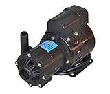 KoolAir Pumps PM1000-230 ODP, 230 Volts, 1000 GPH Marine Air Conditioning Seawater Circulation Pump, 56” Cord, Inlet 1” FPT x Outlet 1/2” MPT, Intertek ETL Certified