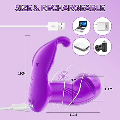 Vibrating Wiggling Wearable G Spot Dildo Vibrators Clitoral With App Remote Control For Panties, Butterfly Vibrators For Women, Waterproof Wearable Rose Vibrator Dildo Sex Toys For Couples #TOP5
