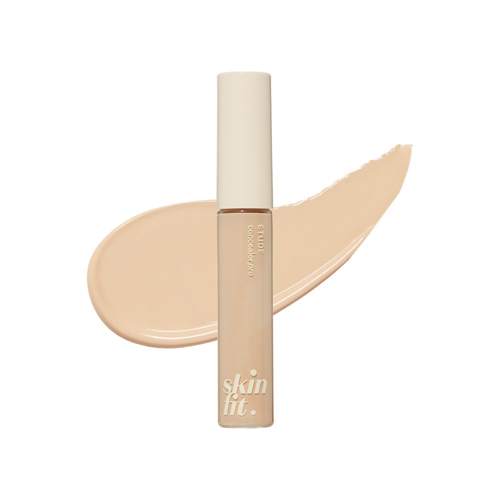 ETUDE Big Cover Skin Fit Concealer PRO - Neutral Beige Long-Lasting Closely Adhesive Cover Like Real Skin Smooth
