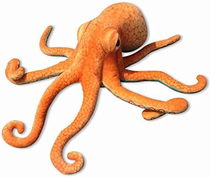 dexcer 21.6" Realistic Octopus Plush,Squid Plush Giant Squid Stuffed Animal Plush Toy Ocean AnimalSPillow,Squid Pillow for Easter Children's Day and Birthday Parties (Navy Blue)