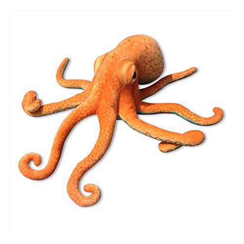 OUKEYI 21.6 Realistic Octopus Plush Squid Plush Giant Squid Stuffed Animal Plush Toy Ocean AnimalSPillow Squid Pillow for Easter Childrens Day and Birthday Parties (Navy Blue)
