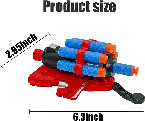 Image of Set of 2 Spider Web Shooters Toy Set, Superhero Glove Launcher, Safe Outdoor Action Toys for Kids, Halloween Christmas Birthday Party Gifts for Boys and Girls (AA, 2)