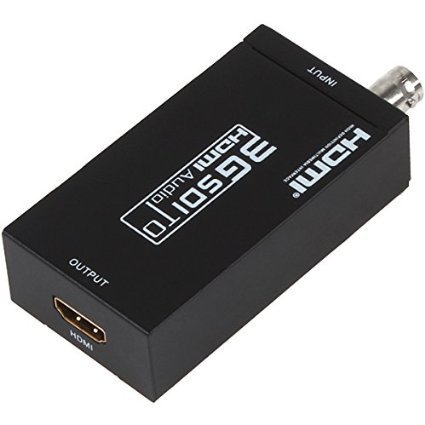KSRplayer New Mini HD 1080P 3G SDI to HDMI Converter Support SD-SDI, HD-SDI and 3G-SDI Signals Showing on HDMI Display AY30