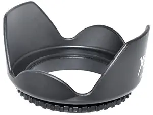 Xit XT77HLH 77mm Hard Tulip Shaped Lens Hood (Black)