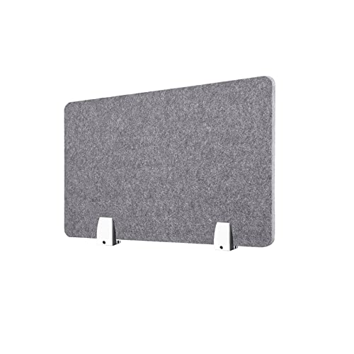 Jsfurn Desk Dividers Partitions For Office Desk Portable Privacy Panel Clamp, Gray Desk Shield 36" X 24", Office Dividers Partition Wall Soundproof, Partition Protector For Classroom And Home #TOP1