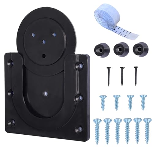 YOUNLEN Dartboard Bracket - for Hanging Dartboards - Includes Screws and Stabilisers Dart Board Hanging Kit,Dartboard Holder,Wall Mounting Bracket Hooks for Hanging+ Oche Tape Measure