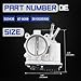 S20435 Electronic Throttle Body For Hyundai 11-20 Elantra,14-21 Tucson,2015 IX35/14-18 KIA Forte Forte Koup Forte5 Soul 1.8L 2.0L Replaces# 67-9009, 351002E000