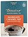 Teeccino Dandelion Caramel Nut Tea - Caffeine Free, Roasted Herbal Tea with Prebiotics, 3x More Herbs than Regular Tea Bags, Gluten Free - 10 Tea Bags