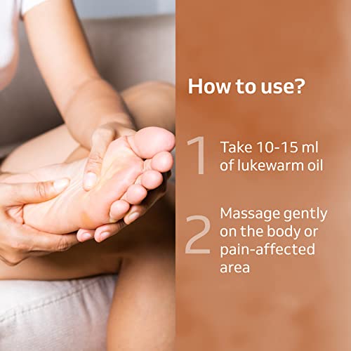Image of Purely Yours Body Massage Oil Dhanwantaram Taila - Pain and Stiffness Relief Massage Oil, Pain Relief Oils, Joint Pain Relief Oil, Back Pain, Neck Massage, Suitable for All Skin Types