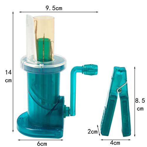 YIJU Máquina de tricô automática para criar cachecóis e pulseiras, AZUL