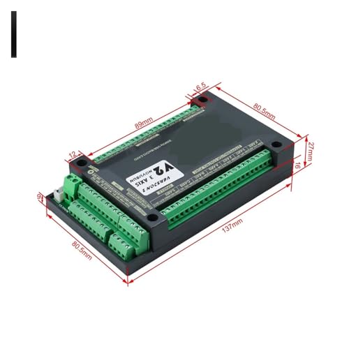 Controladora 200Khz con canal MPG y conexión Ethernet para automatización CNC de 4 ejes 3