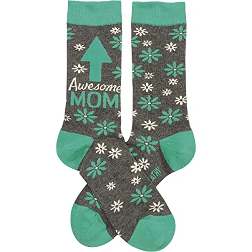 Chaussettes Awesome Mom en coton doux pour maman - 2