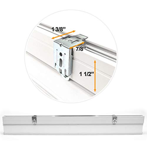 Biltek Top-Down & Bottom-Up Cellular Honeycomb Cordless Pleated Blinds Sheer Shades - White, 46" W X 64" H #TOP7