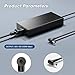 Dongerdi 240W Charger Fit for Asus Rog Zephyrus G14 G15 G16 M16 S15 S17, Flow X16, Tuf A15 A17 F15 F17, Strix Scar 15 17 G15 G17, ProArt StudioBook 15 16 17, ADP-240EB B Power Adapter, 6.0x3.7mm Tip