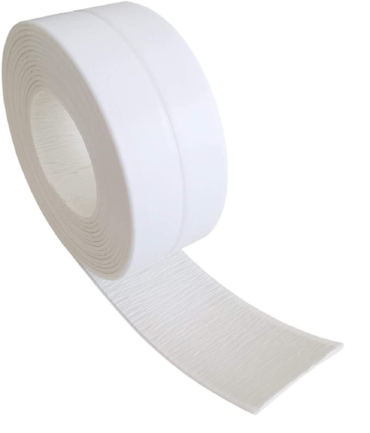 SHFTI 1 Pcs Caulk Strip PE Self Adhesive Bathroom Sealant Tape Waterproof Sealing Tape for Bathroom/Kitchen/Toilet/Bathtub/Wall Corner (W x L - 2.2cm x 3.2metre) (PACK OF 1, WHITE)