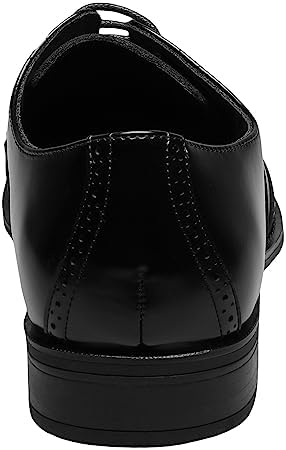 Stacy Adams Men's Adler Slip Resistant Cap Toe Oxford, Black, 8 W US | Image 4