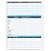 2025 Attendance Calendar Work Tracker Attendance Calendar Cards - 8.5 X 11 Cardstock/Pack of 50 Sheets