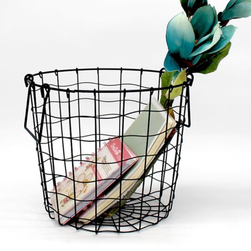 Panier à linge en métal noir pour optimiser les petits espaces tri - 6