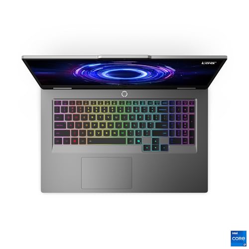Lenovo LOQ Gaming AI Laptop | 17.3" Full HD 165Hz | NVIDIA GeForce RTX 5070 | Intel Core i7-14700HX | 16GB RAM | 512GB SSD | Ohne Windows | QWERTZ | 24-Zonen-RGB-Tastatur | Grau | 3 Monate Game Pass
