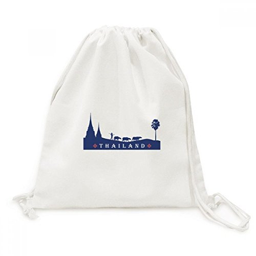 Sac à dos cordon toile DIYthinker Thaïlande voyage bagage cabine