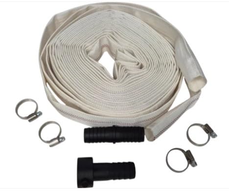 AP SUPPLIES Lay Flat Lined Hose - Essential Piece of Equipment Designed for Versatility and Efficiency in Various Industrial and Agricultural Applications. (15M 1.25-Inch Lay Flat Set D)