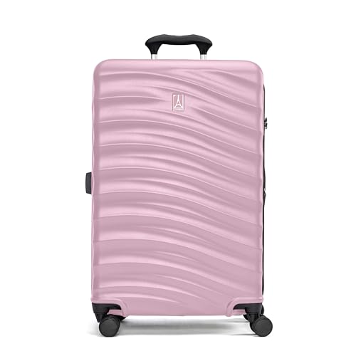 Travelpro Maxlite Air V2 Hardside Expandable Checked Luggage, 8 Spinner Wheels, Lightweight Hard Shell Suitcase, TSA lock, Pink, Checked Medium 25-Inch