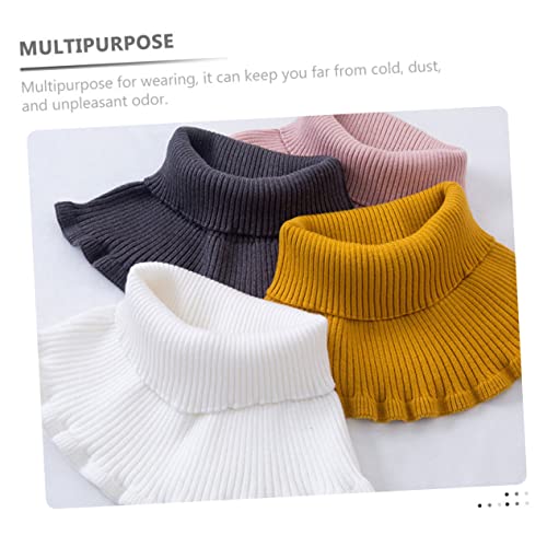 Wool Neck Gaiter for Men and Women Elastic Winter Neck Protector Warm Knitted Scarf for Daily Use4