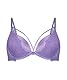 Hunkemöller Gepolsterter Push-up-Bügel-BH Isabella - Paisley Purple - 75C