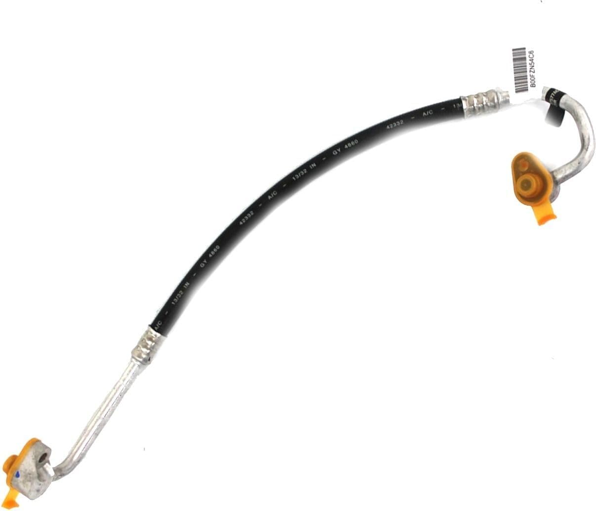 APDTY 170379 AC Discharge Hose; Compressor to Condenser; Compatible With 2008-2010 Chrysler Town & Country, Compatible With 2008-2010 Dodge Grand Caravan; Replaces 4677577AC