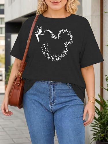 Plus Size Magical Shirts Women Magic Kingdom T Shirts Graphic Tee Cute Holiday Shirt Family Vacation Tops3