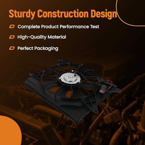 Image of maXpeedingrods 621386 A /C Condenser Cooling Fan for Honda Element 2007-2011, 38611PZDA01 38615PZDA11 HO3113125
