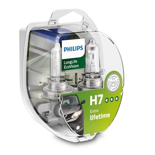 Philips 12972LLECOS2 LongLife EcoVision - Bombillas para faros delanteros (H7, 2 unidades)