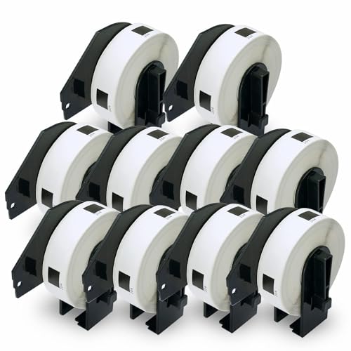 Étiquettes Brother DK-11204 thermiques et stables grâce aux 10 supports amovibles BETCKEY