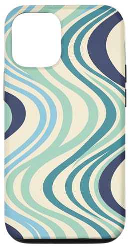 ���g���Ȕg�����B���e�[�W���ۃO���t�B�b�N�f�U�C���B �X�}�z�P�[�X iPhone 12/12 Pro �p