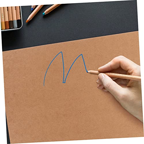 Sewroro 10 Folhas De Papel Kraft A4 Cartolina Marrom Papel De Pintura Grosso Papel De Impressora Kra