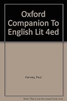 Oxford Companion To English Lit 4ed B000PXTL3E Book Cover
