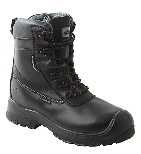 Portwest Portwest Compositelite Traction 7 inch (18cm) Safety Boot S3 HRO CI WR, Size: 42, Colour: Black, FD02BKR42