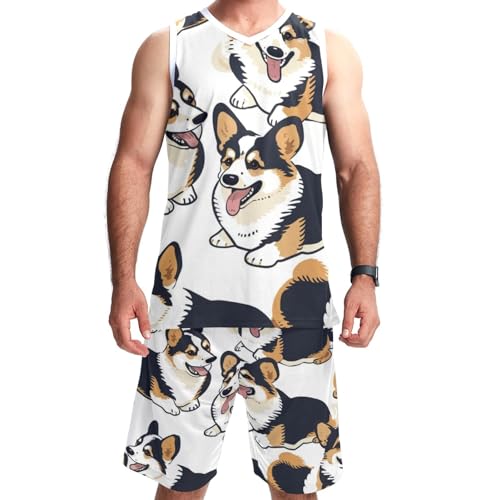Combinaison de basket-ball Corgi 5XL vêtement respirant contre la chaleur