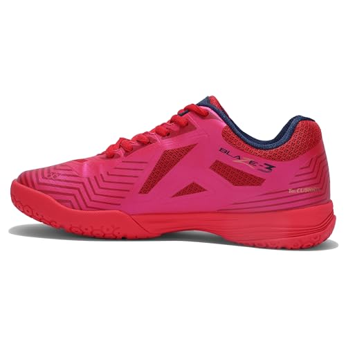Image of YONEX BLAZE 3 Badminton Shoes |Non Marking | Ideal for Badminton,Squash,Table Tennis,Volleyball | Non-Marking Sole |TRU Cushion |Durable Skin Light|Synchro-Fit Insole|Toe Assist Shape|Hexa Grip |Light Weight|Lateral Shell|Extra Cushioning|Snap Back Action|