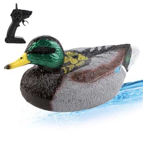 Bateau télécommandé leurre de canard réaliste double hélice RC