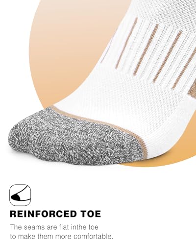 Image of Ankle Socks Womens Athletic Running Comfort Cushioned 3 /5 /6Pairs