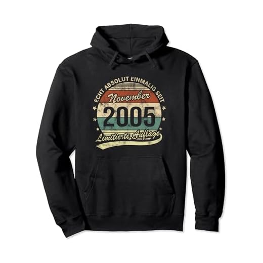 Auténtico absolutamente único desde noviembre de 2005 cumpleaños retro Sudadera con Capucha