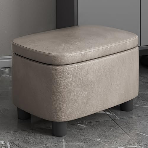 Banc en bois d'ébénisterie et cuir de salon pour intérieur chic