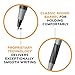 BIC Round Stic Grip Xtra-Comfort Ballpoint Pens, Medium Point, 1.2 mm, Gray Barrel, Black Ink, Pack Of 12 Pens