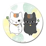 夏目友人帳 缶バッジ デザイン04 ニャンコ先生&黒ニャンコ KBAN-N003-m04