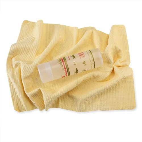 Image of Automaze 3D Texture Premium Chamois, Synthetic Drying Towel for Car /Home /Office, High Water Abosrbant Multipurpose Chamois Towel Cloth(Big Size, Pack of 1)
