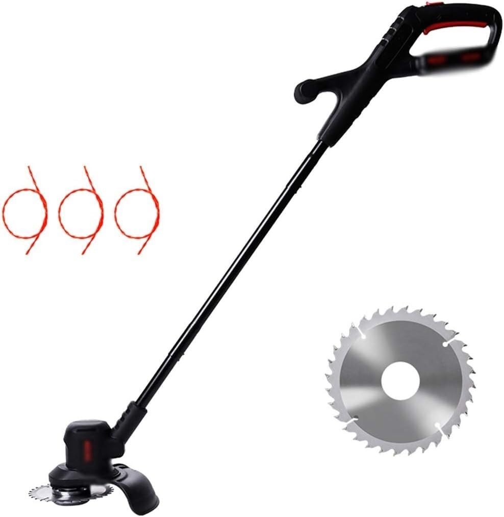 Cortacésped de batería de 24V y 7000r/min para deshierbe doméstico eficiente